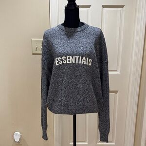 Essentials Black and White Knit